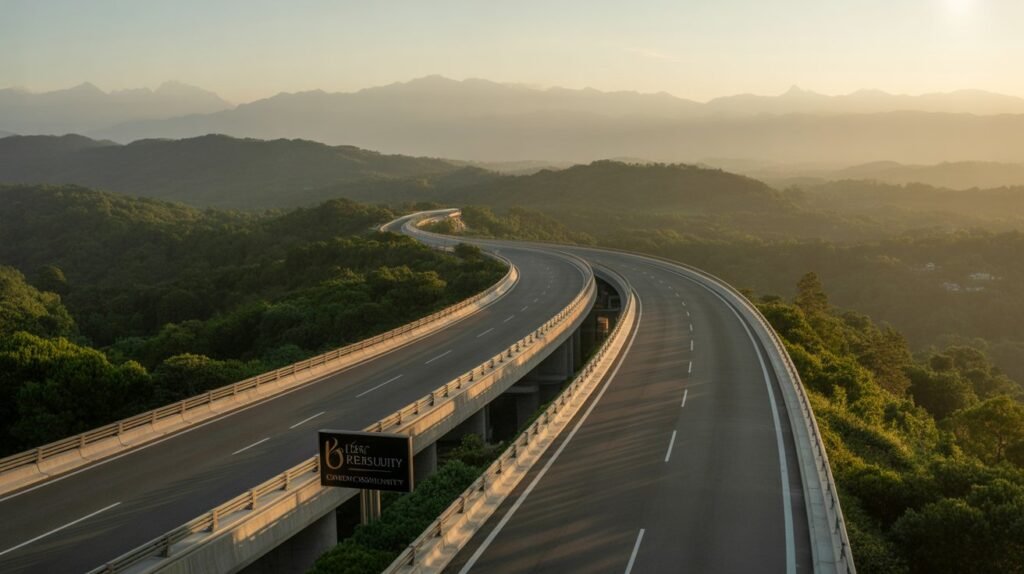 Delhi to Dehradun Expressway connectivity map reducing travel time to 2.5 hours, near Ananta Hills.